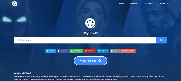 MyFlixer Alternatives