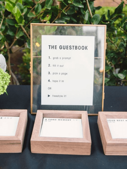 Wedding Guest Book Alternatives