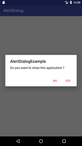android alert dialog example output 2