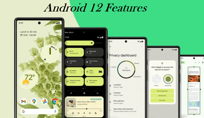 Android 12 Version: Features