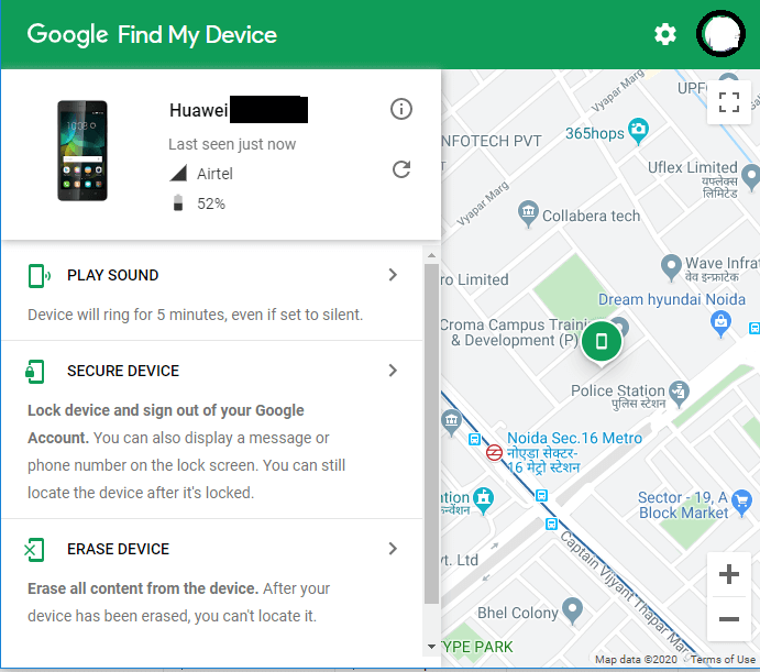 Android Find My Phone
