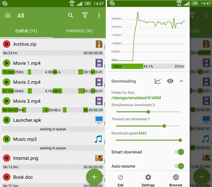 Best Free Download Manager for Android