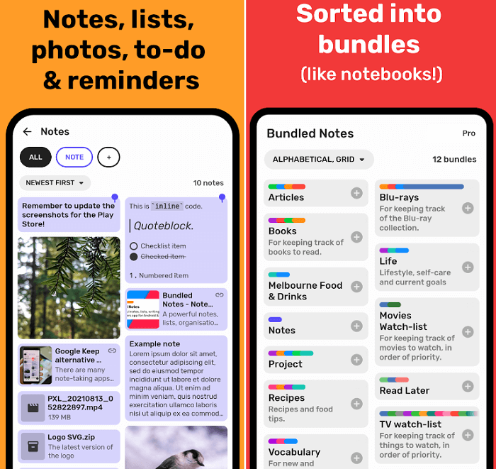 Best notes app for Android