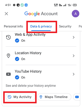 How do I Delete Google History on my Android Phone