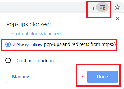 pop up blocker disable on chrome for mac