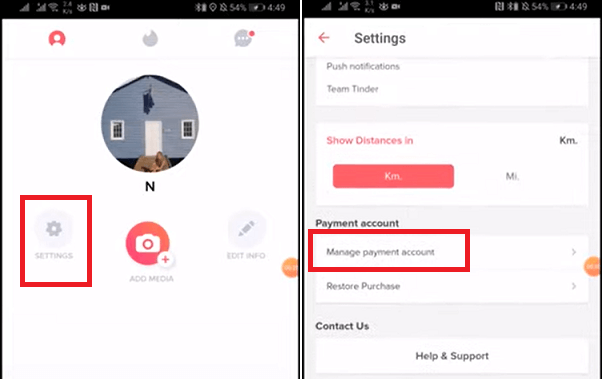 How to Cancel Tinder Gold on Android