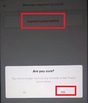 How to Cancel Tinder Gold on Android
