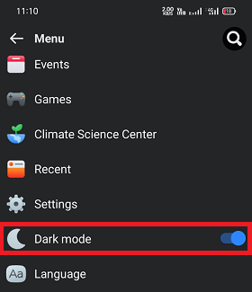 How to enable Facebook Dark Mode on Android