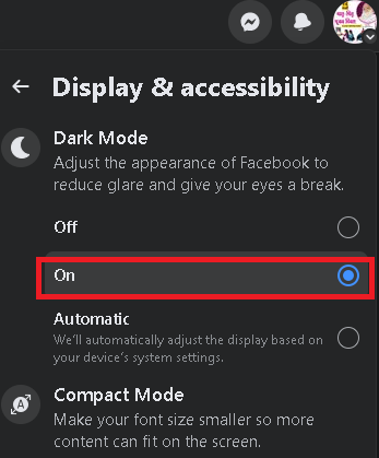 How to enable Facebook Dark Mode on Android