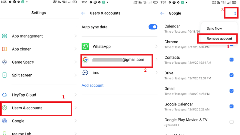 How to Remove Previously Synced Google Account from Android