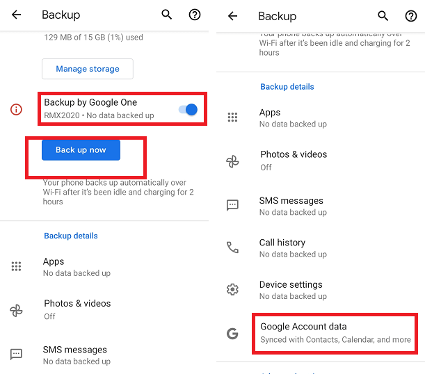 How to Restore Android Phone from Google Backup