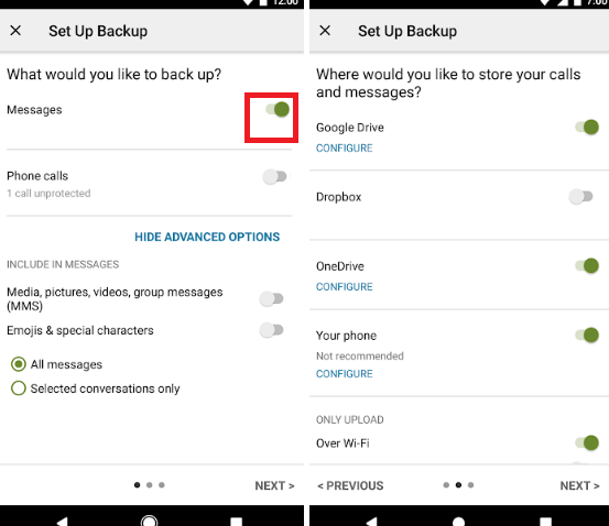 How to Save Text Messages on Android