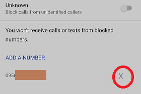 How to see a blocked number and unblock them on Android