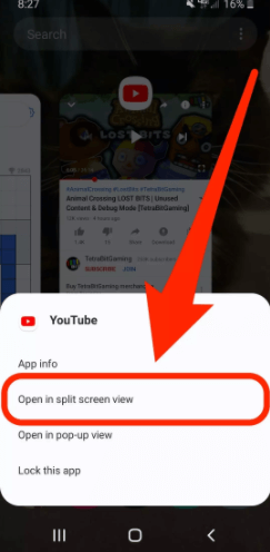 How to split screen on Android