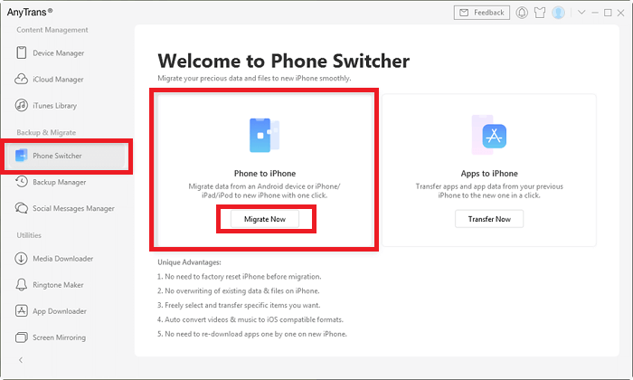 How to transfer messages from Android to iPhone