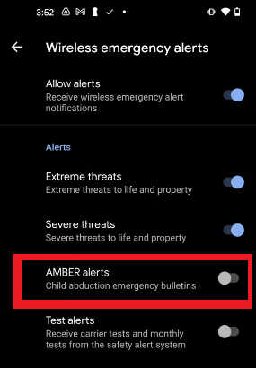 How to turn off AMBER Alerts on your Android device