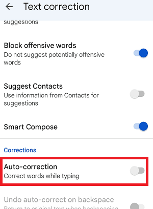 How to Turn Off or On Autocorrect on Android