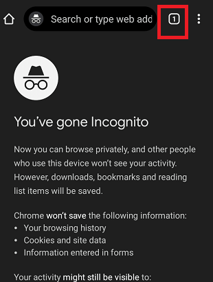 How to use Incognito Mode on Android