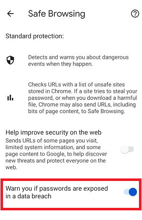 How to view saved passwords in Chrome on Android