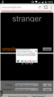 Omegle Video Chat on Android