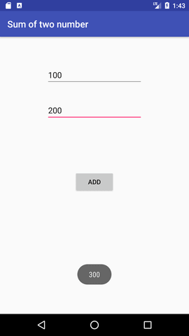 android button example 2