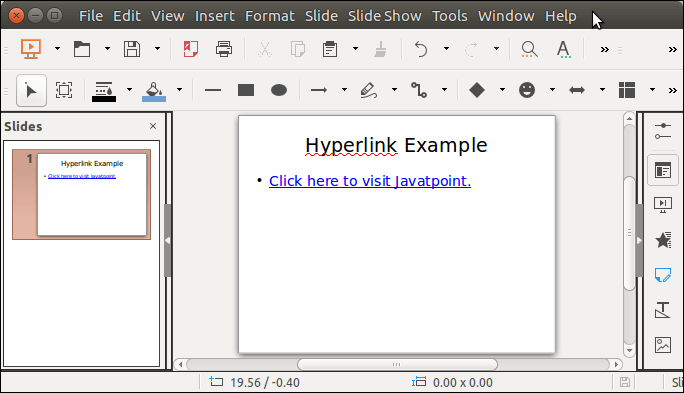 Apache Poi Powerpoint Hyperlink Javatpoint