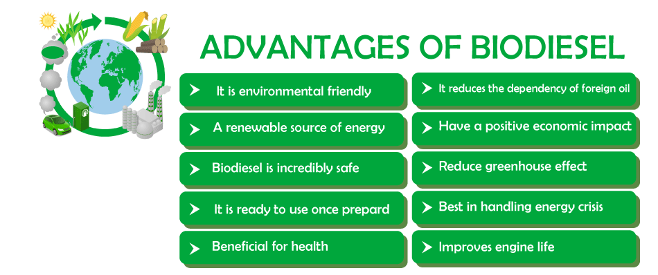 Advantages and Disadvantages of Biodiesel