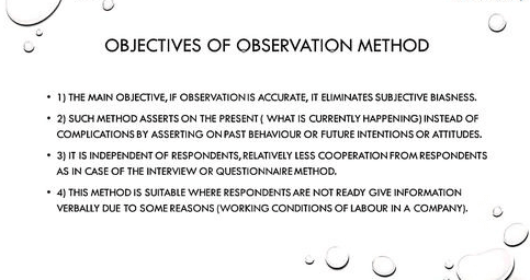 Advantages and Disadvantages of Observation Method