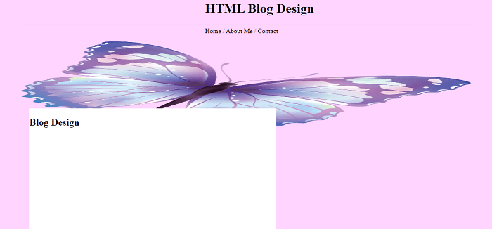 Blog Html Design