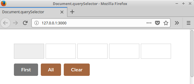 document squerySelector