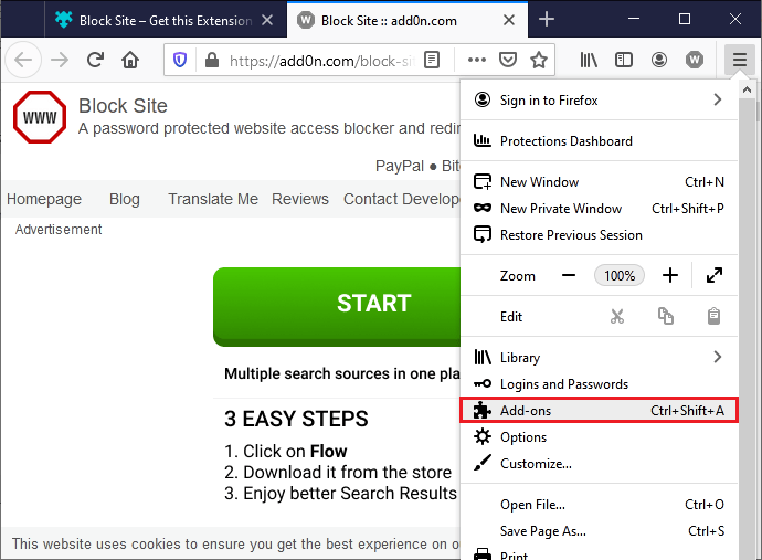 How to Block a Website on Firefox Using an Extension