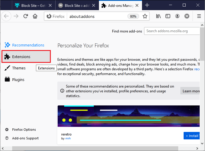 How to Block a Website on Firefox Using an Extension