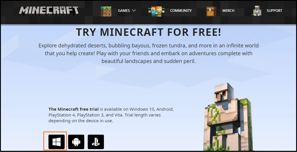 How to get Minecraft for free Javatpoint