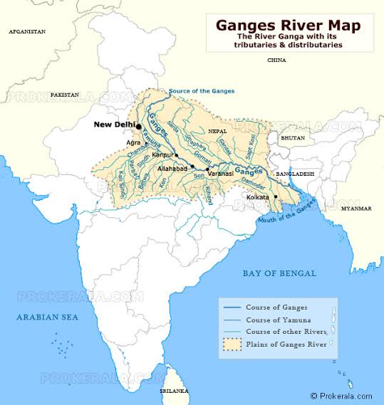 Length of Ganga River