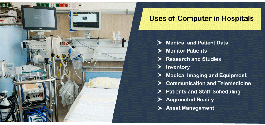 Uses of computer in Hospitals