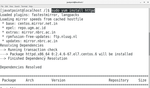 CentOS How to Install Apache Web Server on CentOS