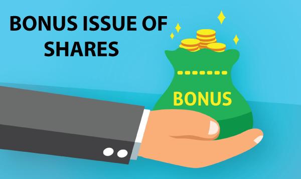 Bonus Issue Of Shares Javatpoint