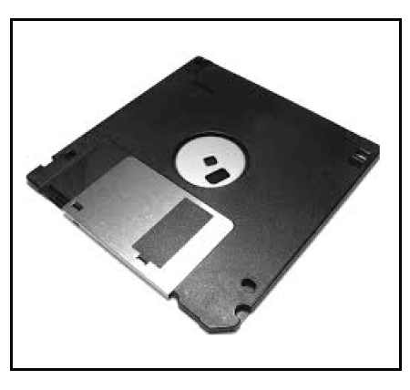 Contoh memori komputer: Disket