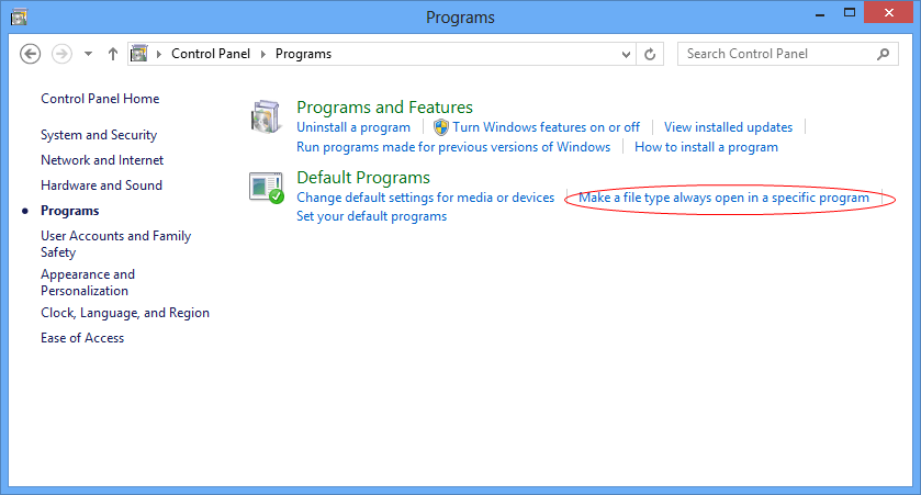 How to associate a file with a program in Windows?