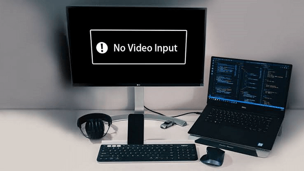 How to fix the no input signal error message