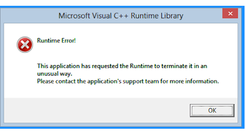 How to fix Windows runtime errors