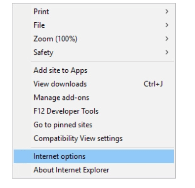 How to go to the browser settings?