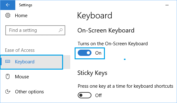 What is OSK (On-Screen Keyboard)?
