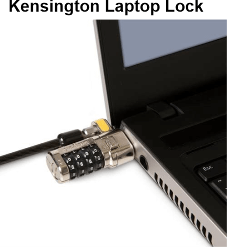 What is the lockport in the laptop (Kensington lock)