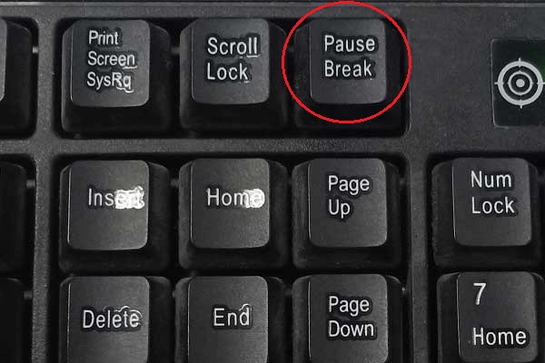 What is the pause key?