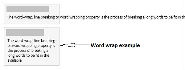 What Is Word Wrap Javatpoint