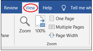 What is Zoom In and Out of a page?