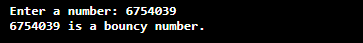 Bouncy Number in Java