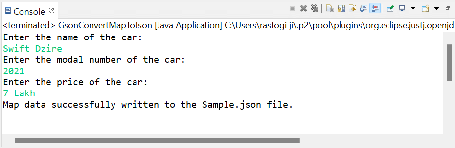 Convert JSON to Map in Java