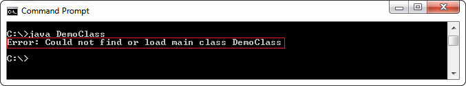 Could Not Find or Load Main Class in Java
